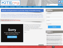Tablet Screenshot of kitenergy.net
